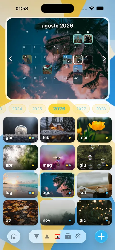 Il calendario di Good Tyms, con una foto per ogni mese